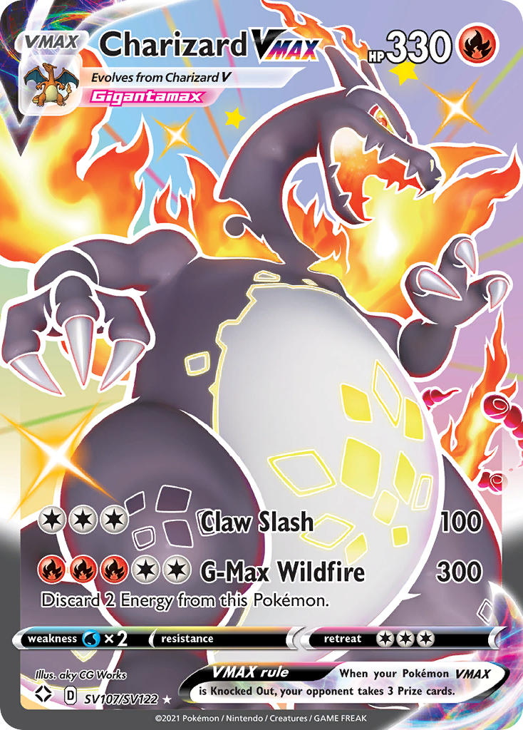 Charizard VMAX (SV107/SV122) [Sword & Shield: Shining Fates] | Silver Goblin