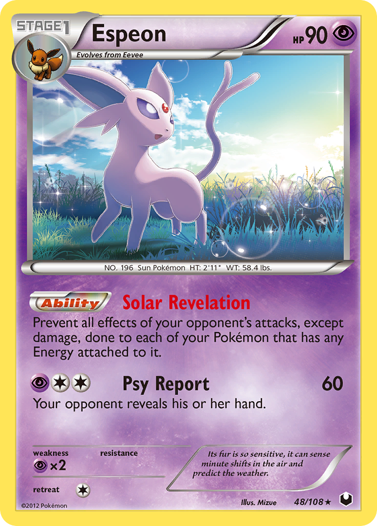 Espeon (48/108) [Black & White: Dark Explorers] | Silver Goblin