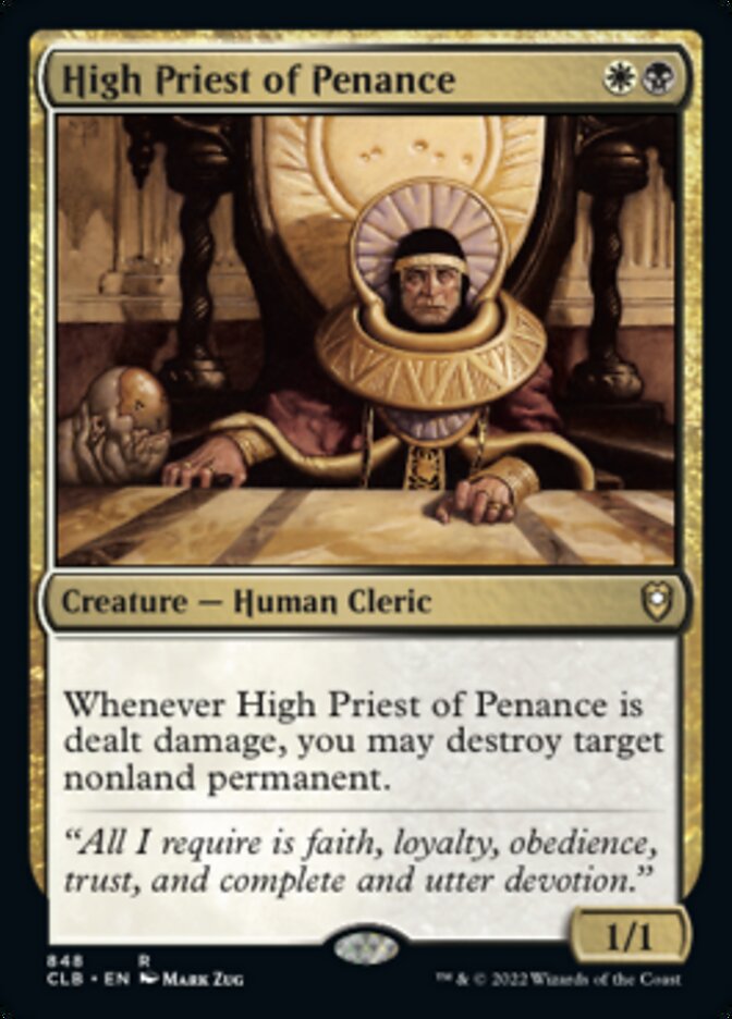 High Priest of Penance [Commander Legends: Battle for Baldur's Gate] | Silver Goblin