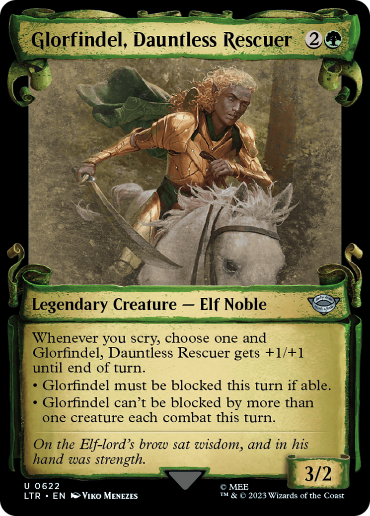 Glorfindel, Dauntless Rescuer [The Lord of the Rings: Tales of Middle-Earth Showcase Scrolls] | Silver Goblin