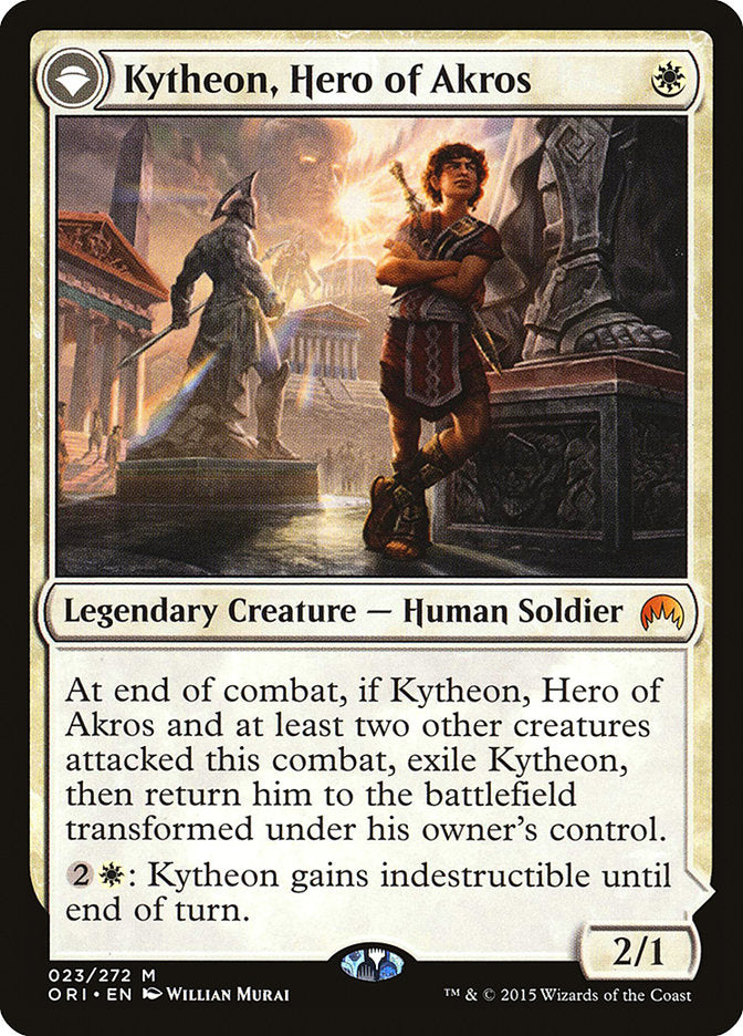 Kytheon, Hero of Akros // Gideon, Battle-Forged [Magic Origins] | Silver Goblin