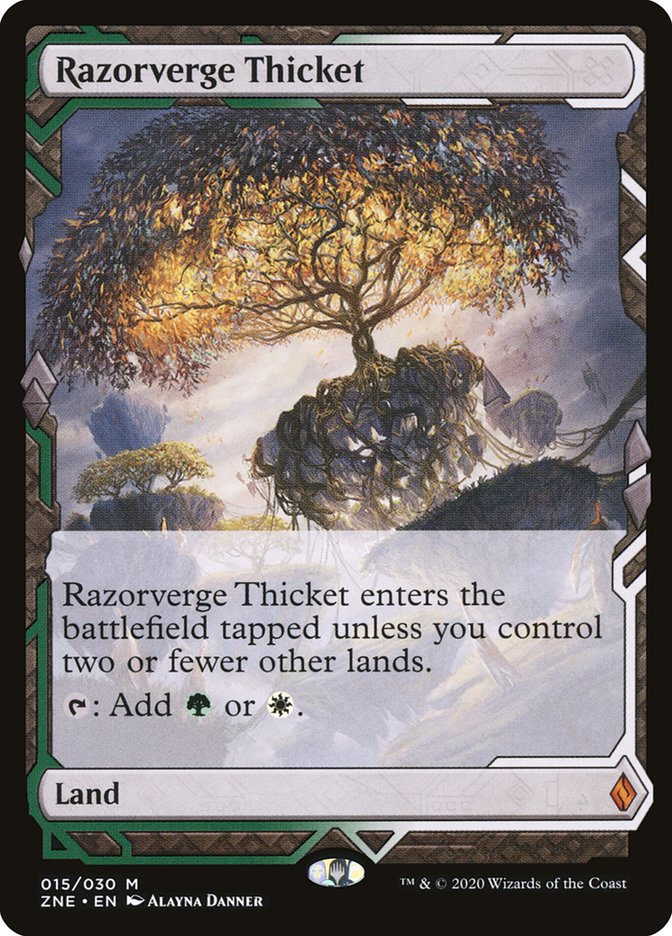 Razorverge Thicket (Expeditions) [Zendikar Rising Expeditions] | Silver Goblin