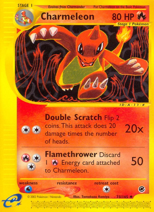 Charmeleon (73/165) [Expedition: Base Set] | Silver Goblin