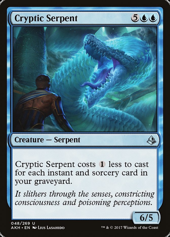 Cryptic Serpent [Amonkhet] | Silver Goblin