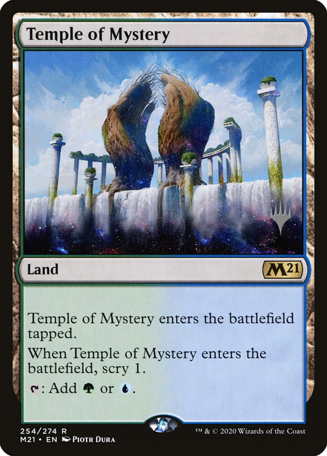 Temple of Mystery (Promo Pack) [Core Set 2021 Promos] | Silver Goblin