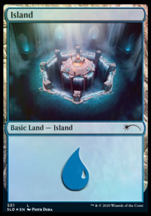 Island (Archaeology) (551) [Secret Lair Drop Promos] | Silver Goblin
