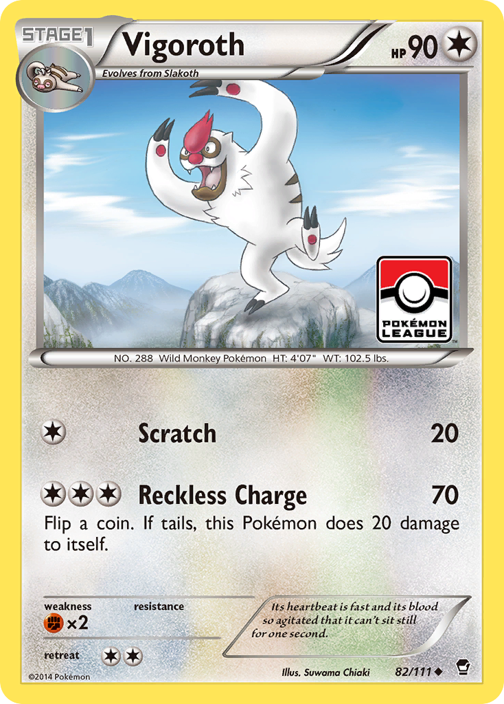 Vigoroth (82/111) [XY: Furious Fists] | Silver Goblin