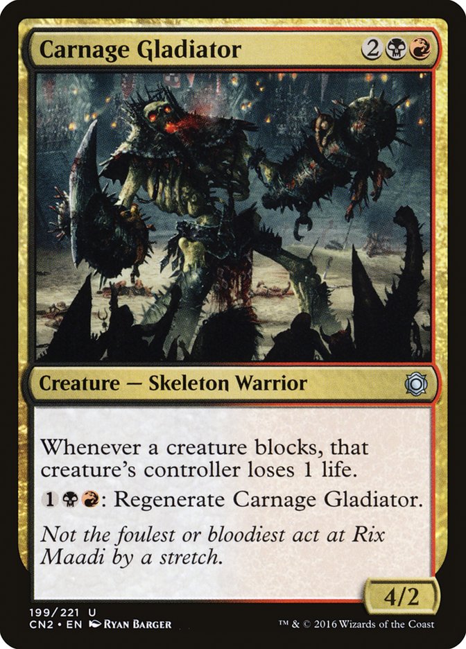 Carnage Gladiator [Conspiracy: Take the Crown] | Silver Goblin