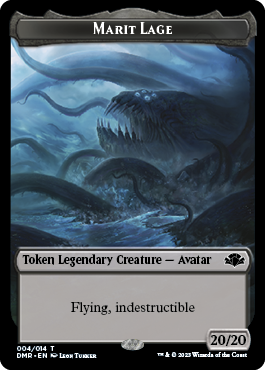 Elephant // Marit Lage Double-Sided Token [Dominaria Remastered Tokens] | Silver Goblin