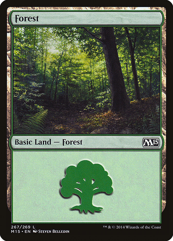 Forest (267) [Magic 2015] | Silver Goblin