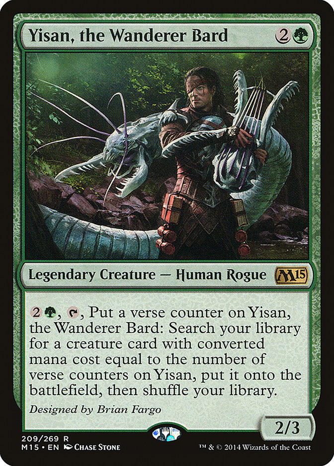 Yisan, the Wanderer Bard [Magic 2015] | Silver Goblin