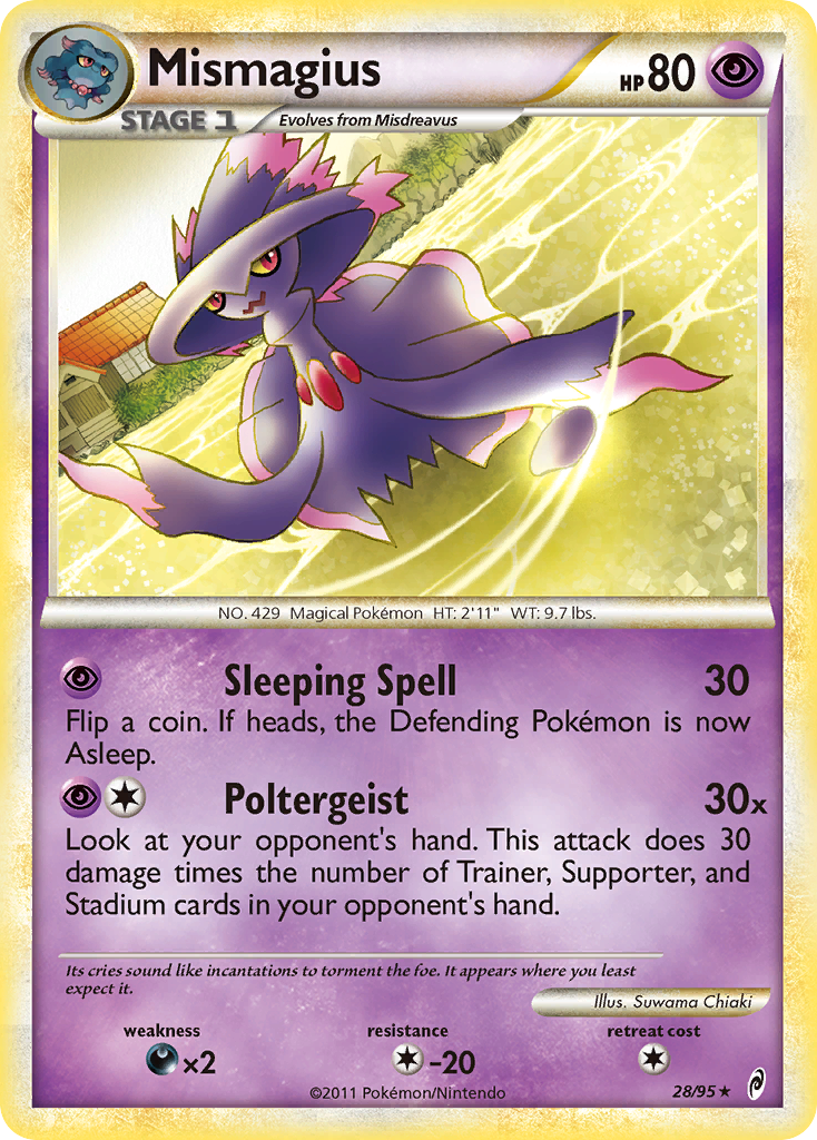 Mismagius (28/95) [HeartGold & SoulSilver: Call of Legends] | Silver Goblin