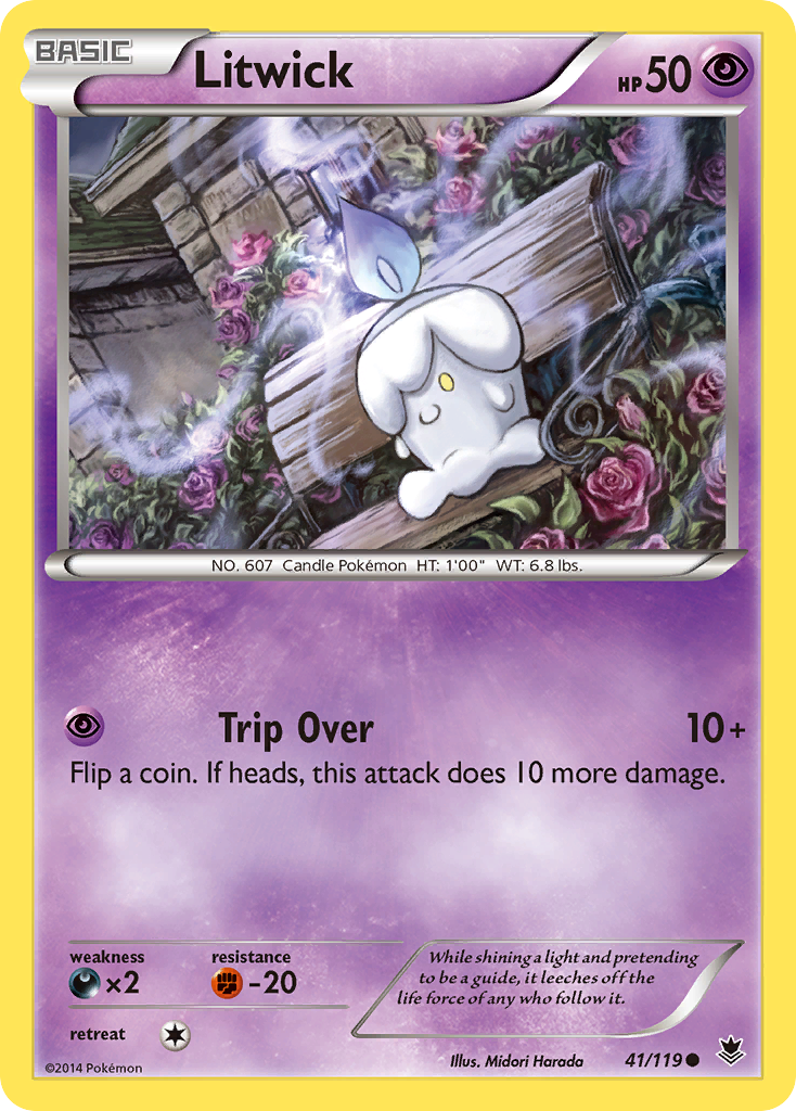 Litwick (41/119) [XY: Phantom Forces] | Silver Goblin