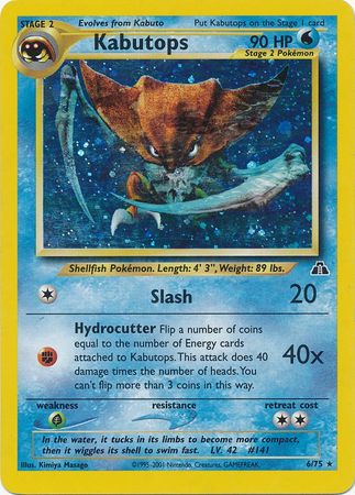 Kabutops (6/75) [Neo Discovery Unlimited] | Silver Goblin