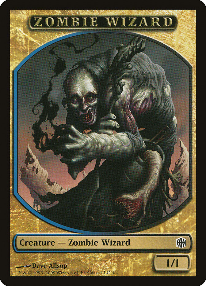 Zombie Wizard Token [Alara Reborn Tokens] | Silver Goblin