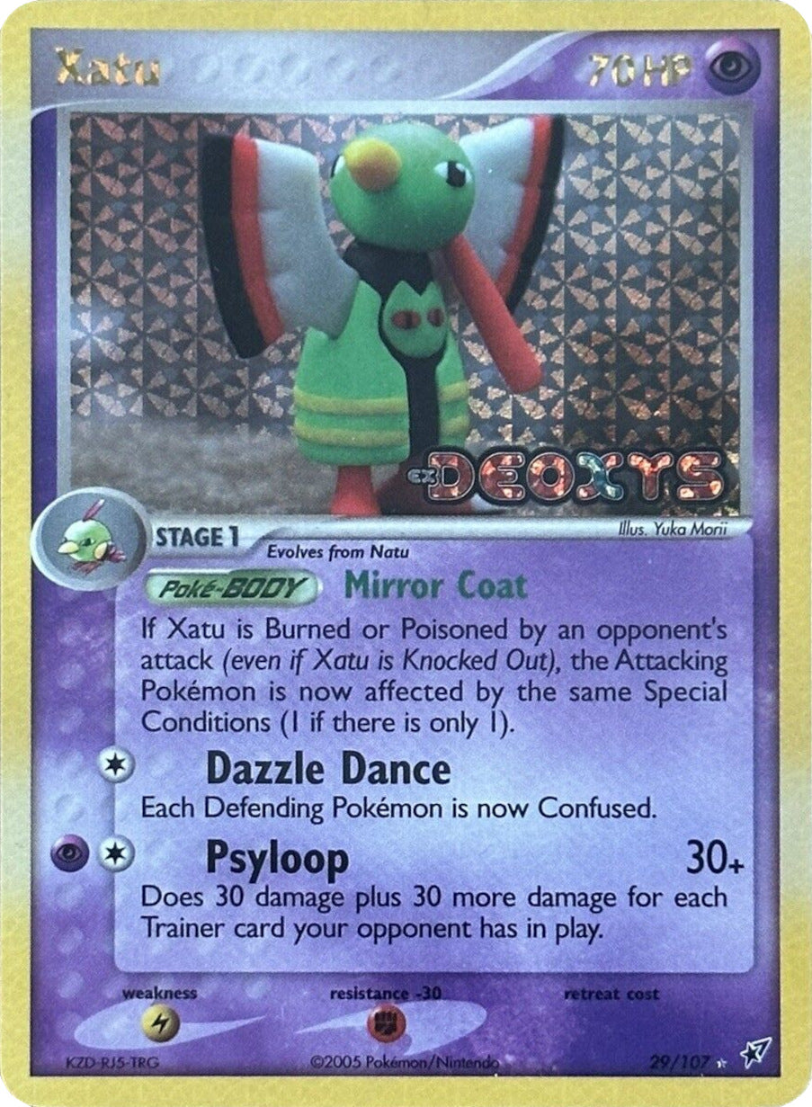 Xatu (29/107) (Stamped) [EX: Deoxys] | Silver Goblin