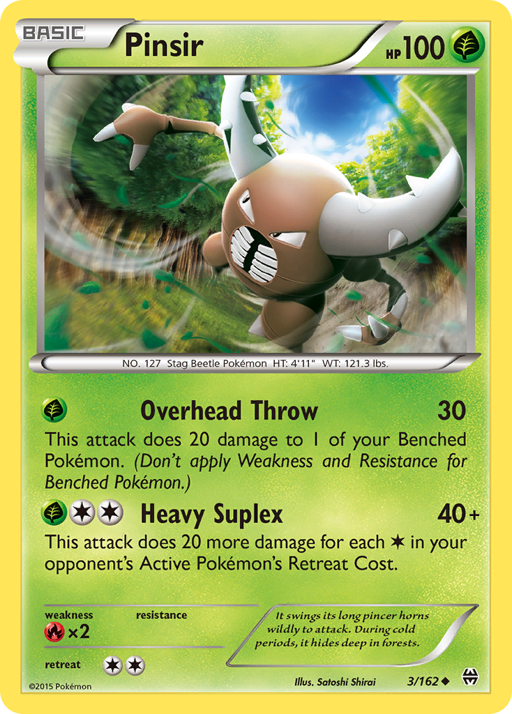 Pinsir (3/162) [XY: BREAKthrough] | Silver Goblin