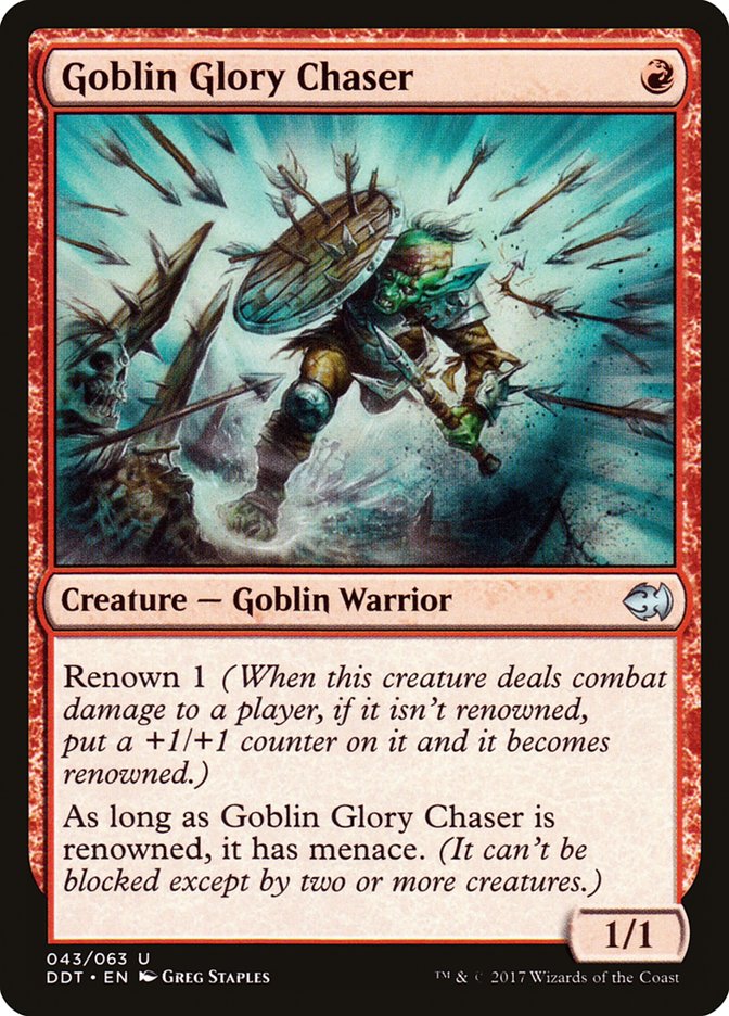Goblin Glory Chaser [Duel Decks: Merfolk vs. Goblins] | Silver Goblin