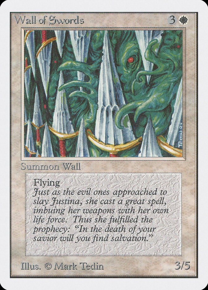 Wall of Swords [Unlimited Edition] | Silver Goblin