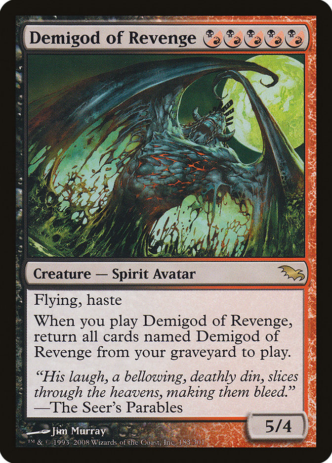 Demigod of Revenge [Shadowmoor] | Silver Goblin