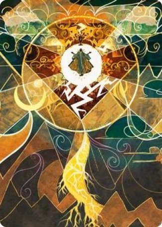 Lightning Bolt Art Card [Strixhaven: School of Mages Art Series] | Silver Goblin