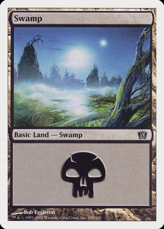 Swamp (339) [Eighth Edition] | Silver Goblin