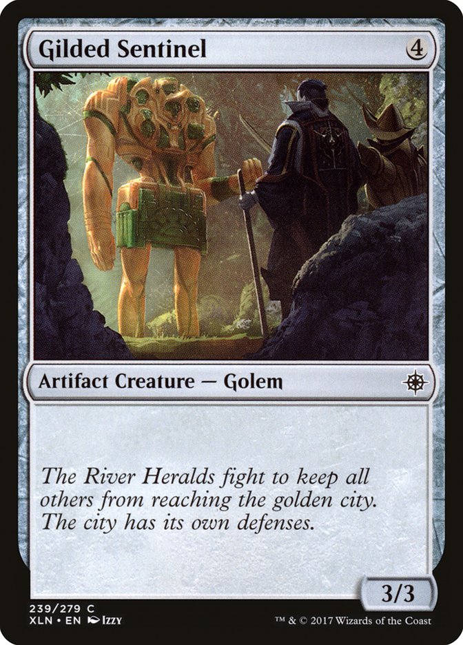Gilded Sentinel [Ixalan] | Silver Goblin