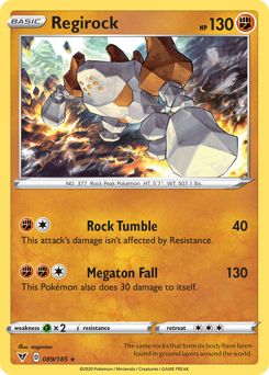 Regirock (089/185) [Sword & Shield: Vivid Voltage] | Silver Goblin