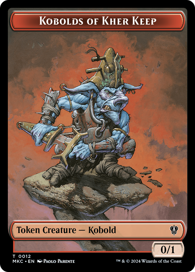 Soldier // Kobolds of Kher Keep Double-Sided Token [Murders at Karlov Manor Commander Tokens] | Silver Goblin