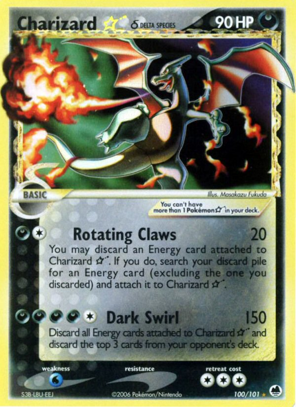 Charizard Star (100/101) (Delta Species) [EX: Dragon Frontiers] | Silver Goblin