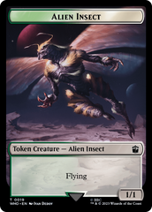 Copy // Alien Insect Double-Sided Token [Doctor Who Tokens] | Silver Goblin