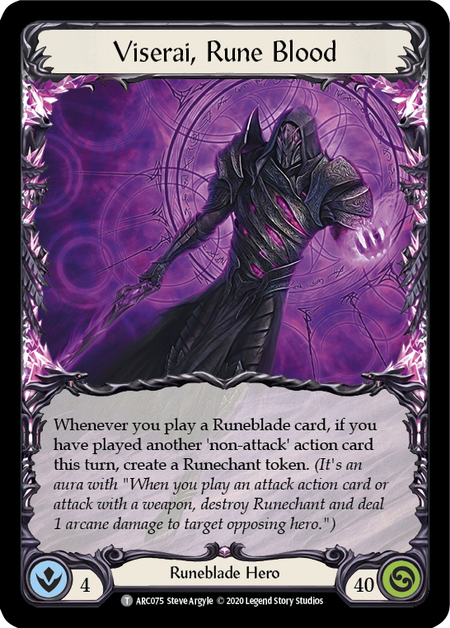 Death Dealer // Viserai, Rune Blood [U-ARC040 // U-ARC076] (Arcane Rising Unlimited)  Unlimited Normal | Silver Goblin