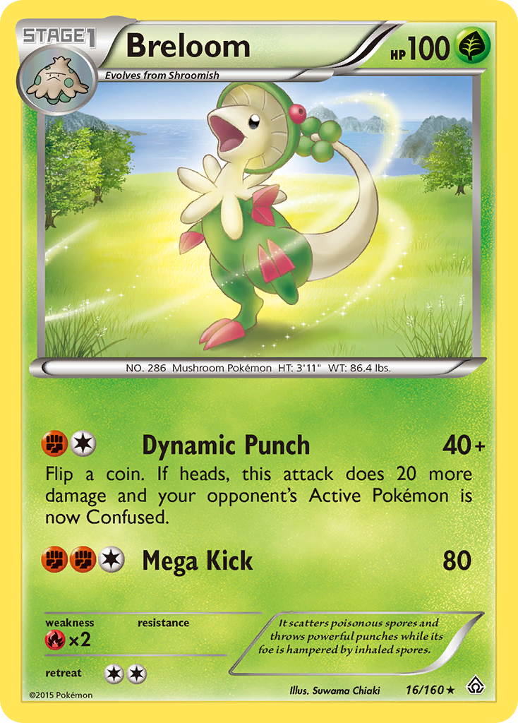 Breloom (16/160) [XY: Primal Clash] | Silver Goblin