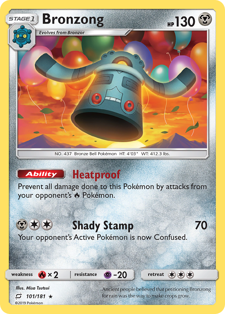 Bronzong (101/181) [Sun & Moon: Team Up] | Silver Goblin