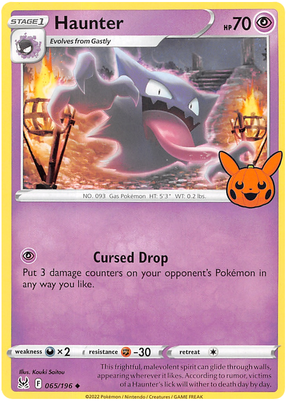 Haunter (065/196) [Trick or Trade 2023] | Silver Goblin