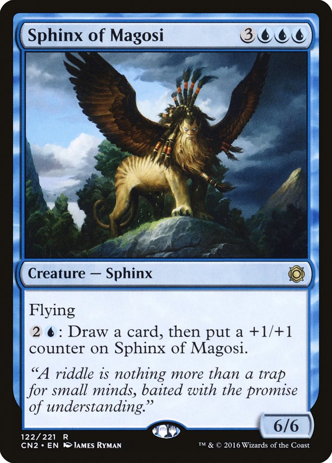 Sphinx of Magosi [Conspiracy: Take the Crown] | Silver Goblin