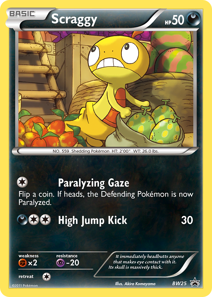 Scraggy (BW25) [Black & White: Black Star Promos] | Silver Goblin