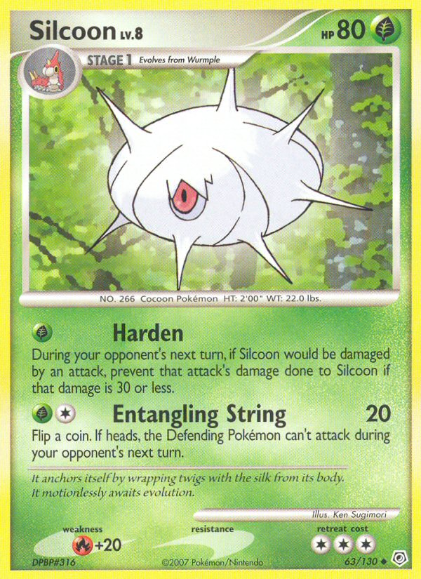 Silcoon (63/130) [Diamond & Pearl: Base Set] | Silver Goblin