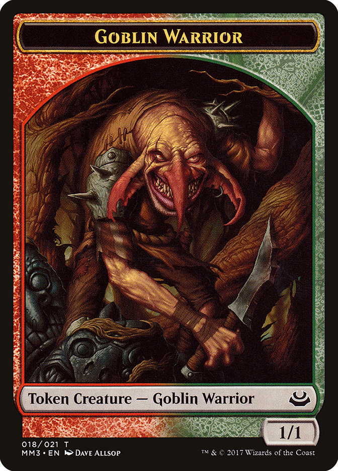 Goblin Warrior Token [Modern Masters 2017 Tokens] | Silver Goblin