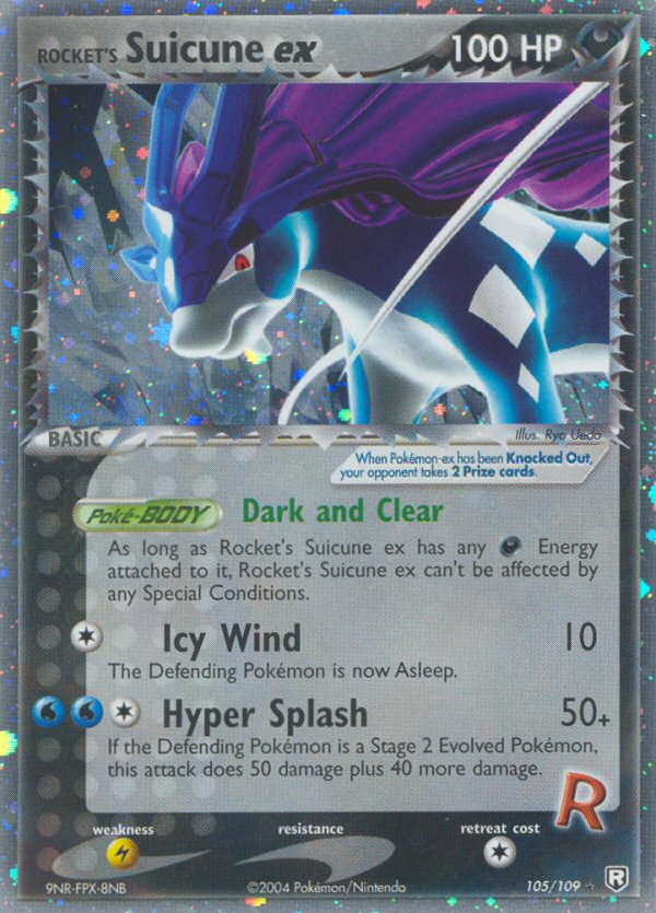 Rocket's Suicune ex (105/109) [EX: Team Rocket Returns] | Silver Goblin