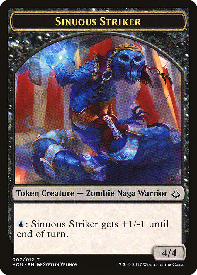 Sinuous Striker Token [Hour of Devastation Tokens] | Silver Goblin