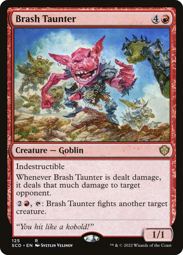 Brash Taunter [Starter Commander Decks] | Silver Goblin
