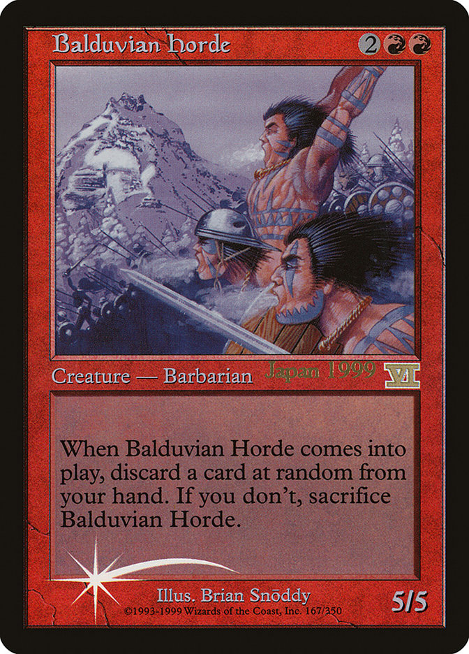 Balduvian Horde (Worlds) [World Championship Promos] | Silver Goblin