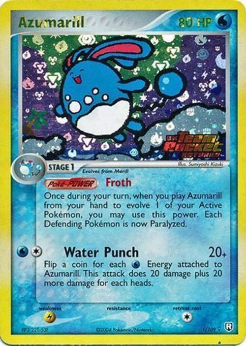 Azumarill (1/109) (Stamped) [EX: Team Rocket Returns] | Silver Goblin