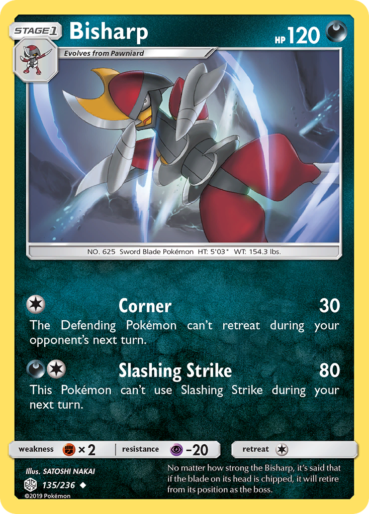 Bisharp (135/236) [Sun & Moon: Cosmic Eclipse] | Silver Goblin