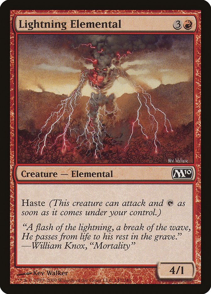 Lightning Elemental [Magic 2010] | Silver Goblin