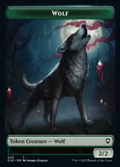 Wolf // Insect Double-Sided Token [Commander Legends: Battle for Baldur's Gate Tokens] | Silver Goblin