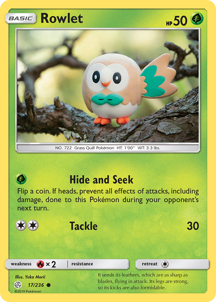 Rowlet (17/236) [Sun & Moon: Cosmic Eclipse] | Silver Goblin