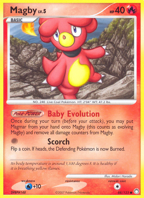 Magby (88/123) [Diamond & Pearl: Mysterious Treasures] | Silver Goblin