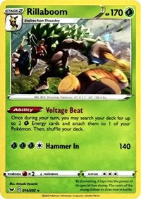 Rillaboom (014/202) (Cosmos Holo) [Sword & Shield: Base Set] | Silver Goblin